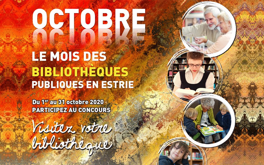 Octobre 2020 | Mois des bibliothèques publiques en Estrie