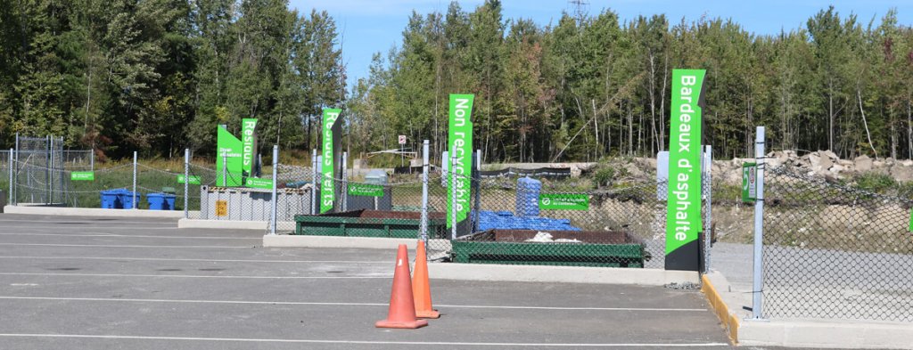 Écocentre, nouveau, été recyclable, composte, déchets