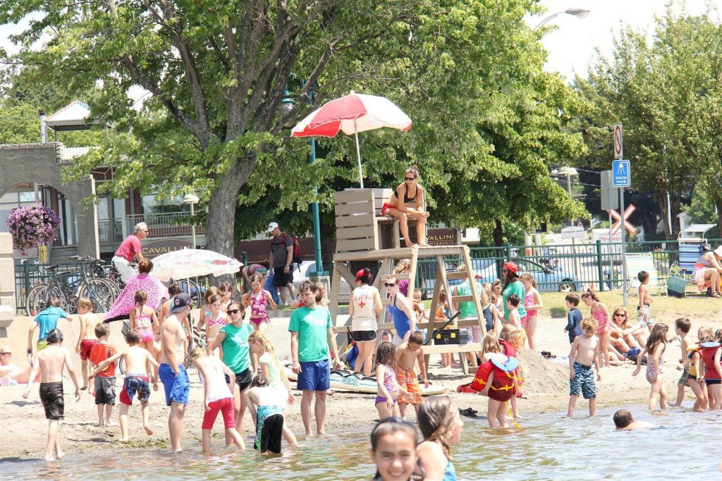 plage à magog