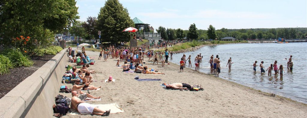 Plages, jeux d'eau, baignade, corridor de nage | Ville de MAgog