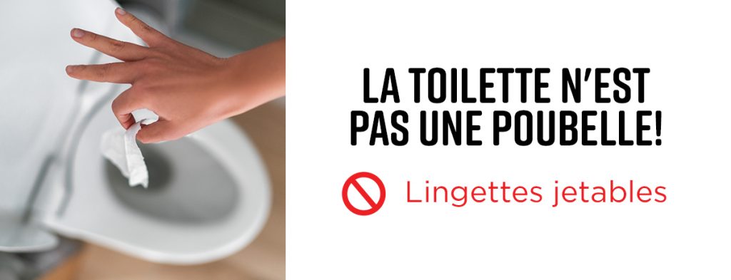 Ville de Magog | La toilette n'est pas une poubelle!