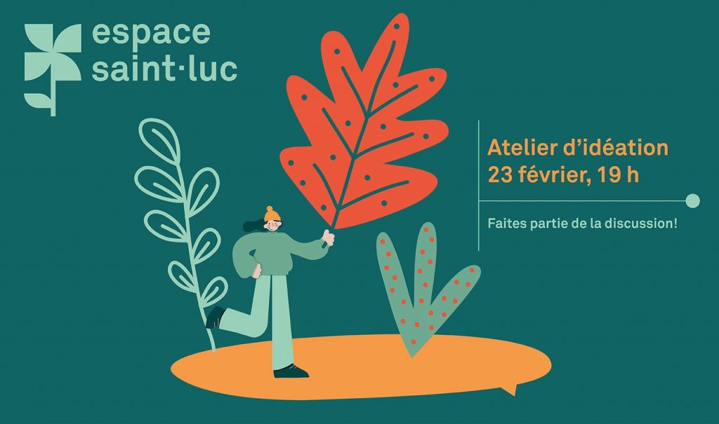 Diaporama d'accueil - Consultation citoyenne | Atelier d'idéation Espace Saint-Luc