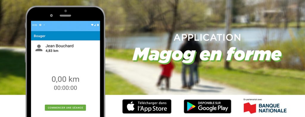 Ville de Magog | Communiqué - Magog en forme : une nouvelle application pour encourager l’activité physique