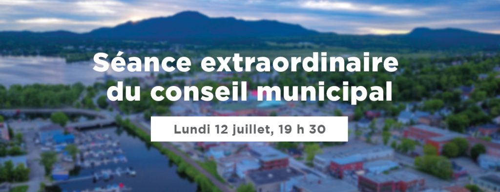 Ville de Magog | Séance du conseil municipal du 12 juillet 2021