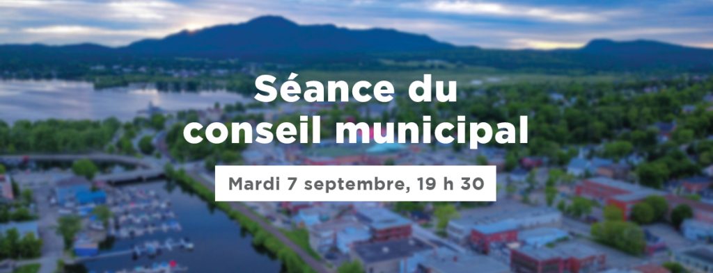 Ville de Magog | Séance du conseil municipal du 7 septembre 2021