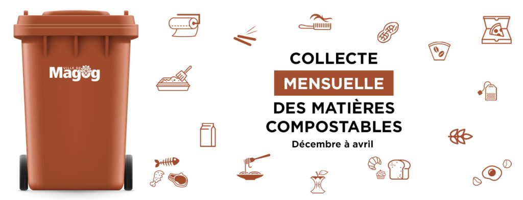 Actualité - Début de la collecte de compost mensuelle