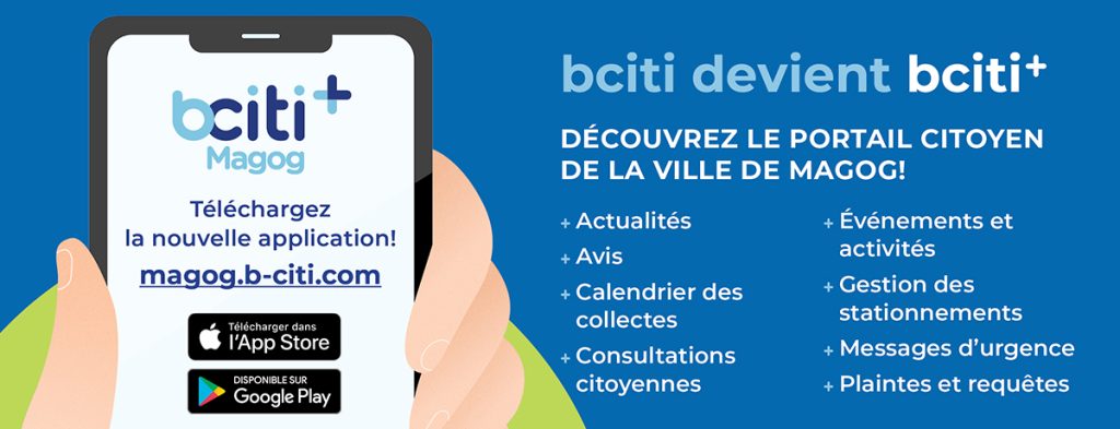 Communiqué - Bciti+ : le portail citoyen bonifié et interactif de la Ville de Magog