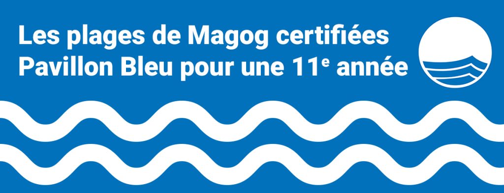 Communiqué - Les plages de Magog certifiées Pavillon Bleu pour une 11e année