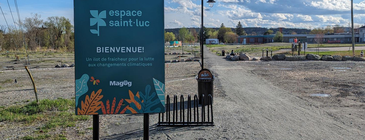 Communiqué - Fin des travaux à l’Espace Saint-Luc et au parc Maurice-Théroux | La population magogoise invitée à participer à l’inauguration