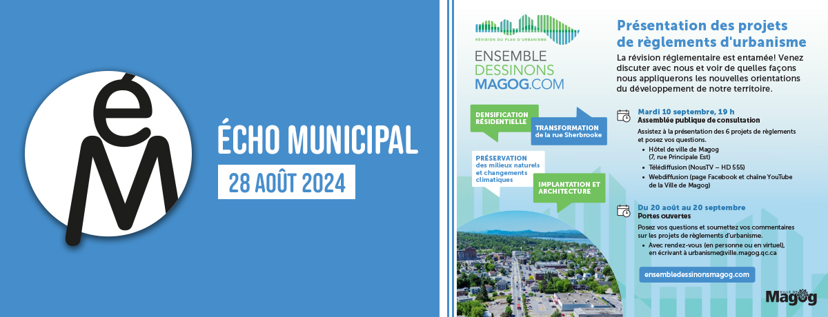 Écho municipal – 2024-08-28