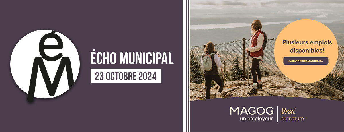 Écho municipal – 2024-10-23